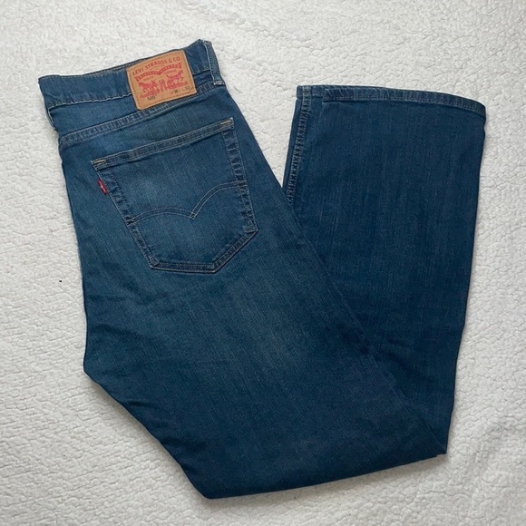 Levi’s Regular Fit Denim Jeans Dark Wash 505 Size 36 x 29 - Picture 9 of 16